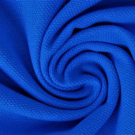 baumwoll canvas in royalblau