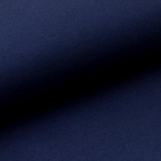 baumwolljersey uni nachtblau