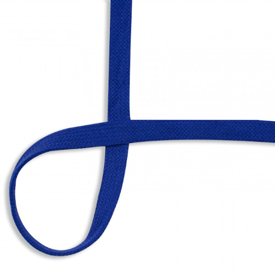 platte baumwollkodel in royalblau mit einer breite von  20mm