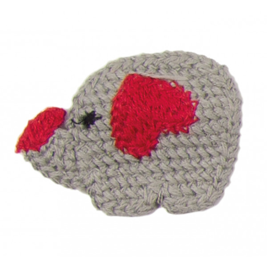 Baumwollpatch mit niedlichen Elefantenmotiv