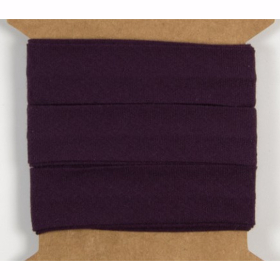 Baumwollschrägband mit einer Breite von 20mm in lila gemustert