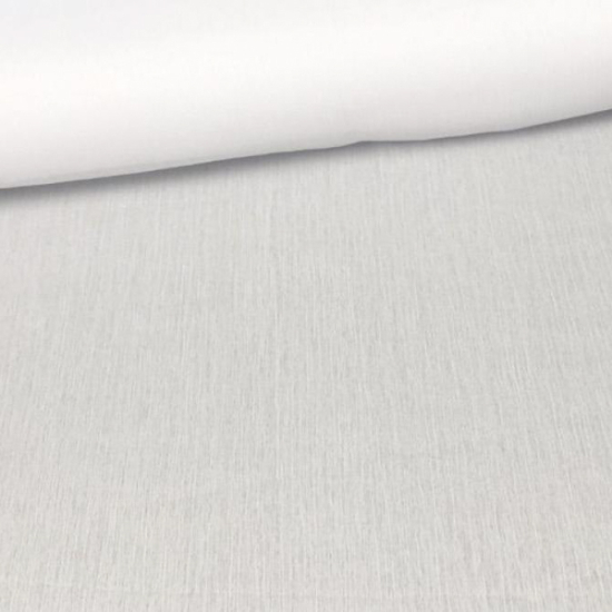 chiffon uni in weiss glatt liegend