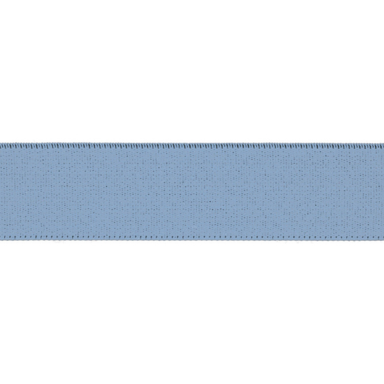 elastisches Gummiband mit einer breite von 25mm-50mm in hellblau gemustert