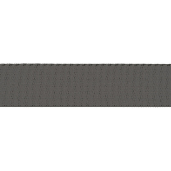 elastisches Gummiband mit einer breite von 25mm-50mm in mittelgrau gemustert