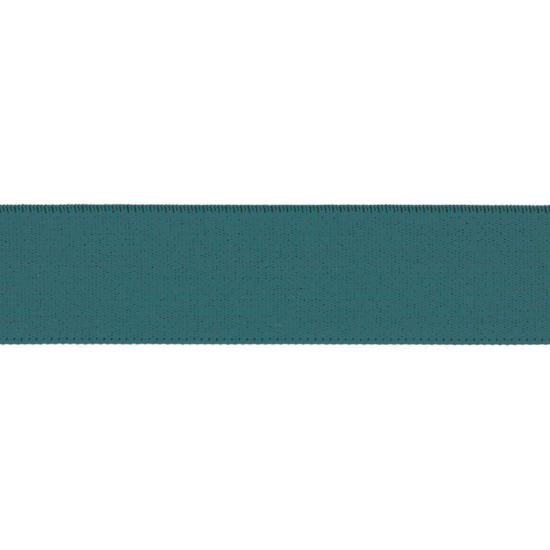 elastisches Gummiband mit einer breite von 25mm-50mm in petrol gemustert