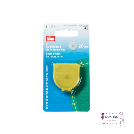 2 verpackte Ersatzklinge mit Durchmesser von 28mm,