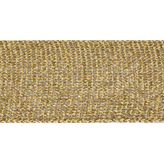 Galonband in gold mit goldenen glitzernden  lurexeffekt