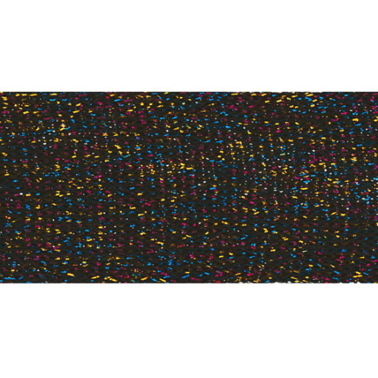 Galonband 30mm in schwarz mit bunten glitzernden  lurexeffekt