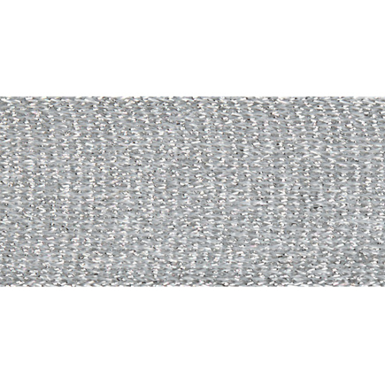 Galonband in silber mit silbernen glitzernden  lurexeffekt