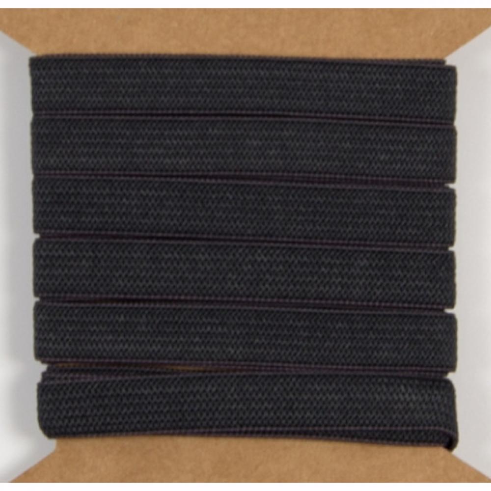 elastisches gummiband mit einer breite von 10mm in anthrazit