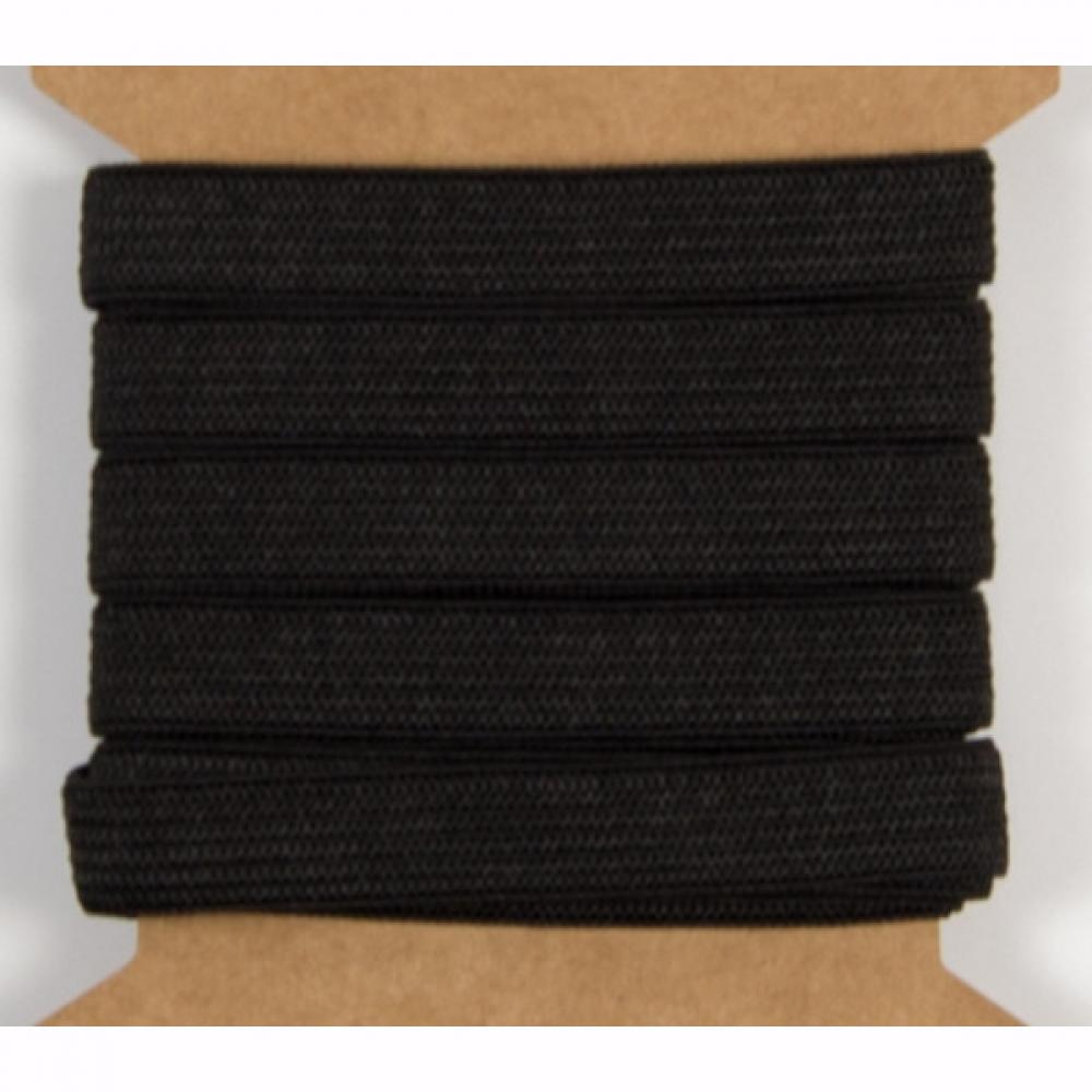 elastisches gummiband mit einer breite von 10mm in schwarz