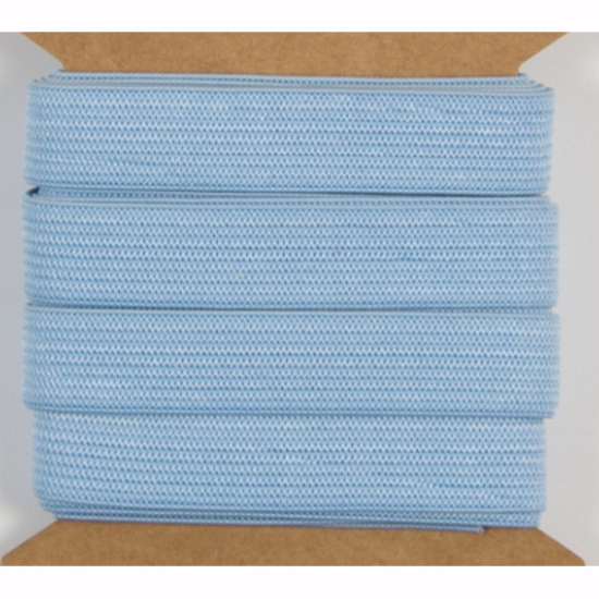 elastisches gummiband mit einer breite von 15mm in hellblau