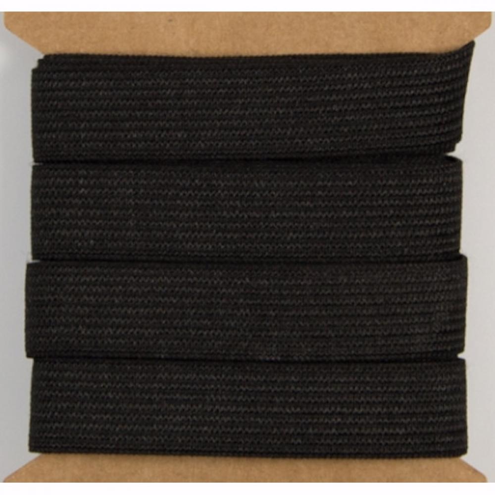 elastisches gummiband mit einer breite von 15mm in schwarz