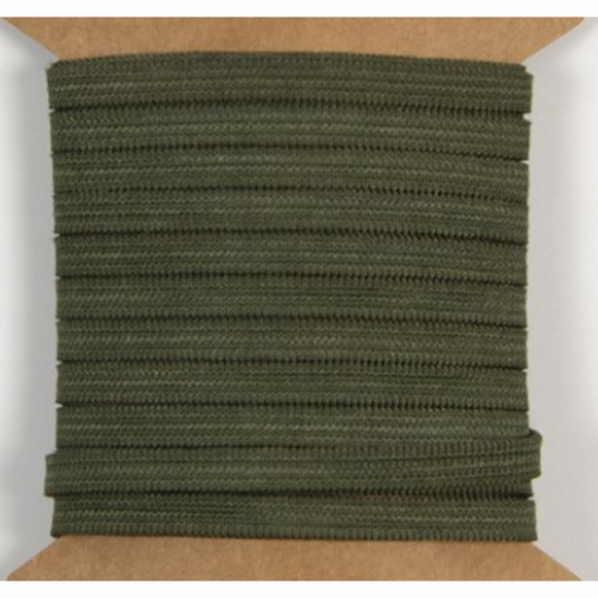 elastisches gummiband mit einer breite von 5mm in khaki