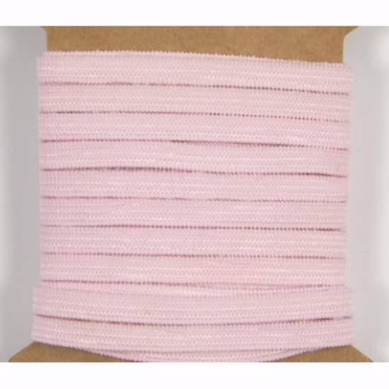 elastisches gummiband mit einer breite von 5mm in rosa