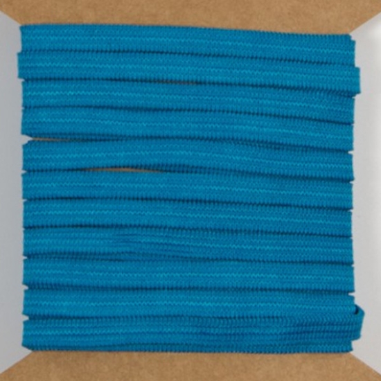 elastisches gummiband mit einer breite von 5mm in türkis
