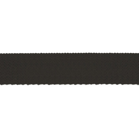 Gurtband mit einer Breite von 25mm oder 40mm in schwarz unifarben