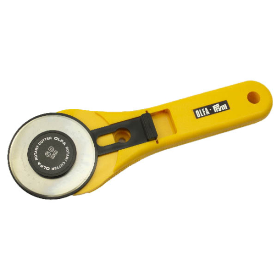Rollschneider in gelb mit Durchmesser von 60mm