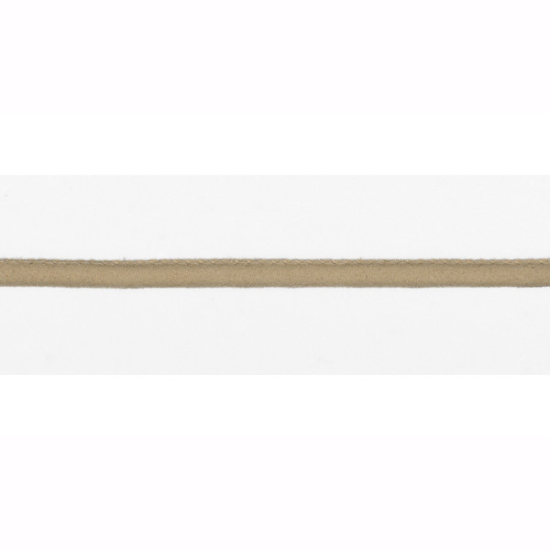 Kunstlederkordel mit einem Durchmesser von 6mm in sand