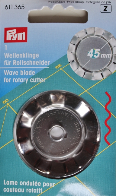 verpackte Wellenklinge mit Durchmesser 45mm
