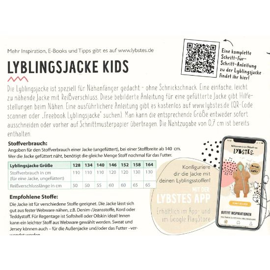 Lyblingsjacke Kids Gr. 128-164