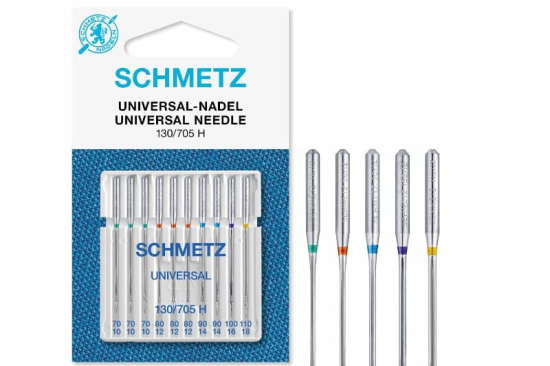 10er Pack mit Maschinennadeln von Schmetz mit 90er Nadelstärke