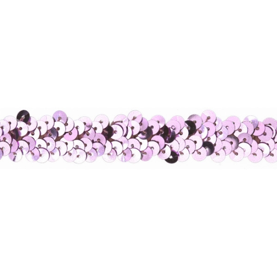 Pailettenband mit einer Breite von 20mm oder 30mm in rosa