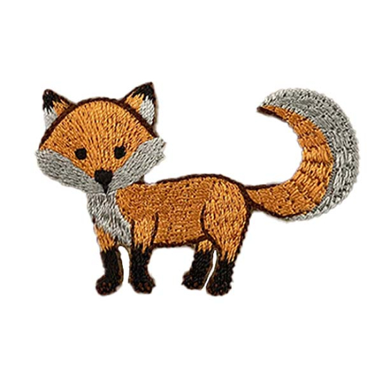 Patches mit einem Fuchsmotiv