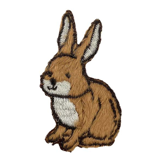 Patches mit einem Hasenmotiv