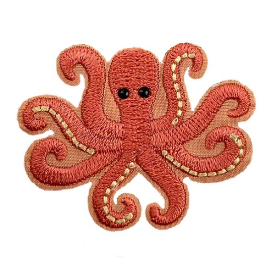 Patches mit einem Octopusmotiv