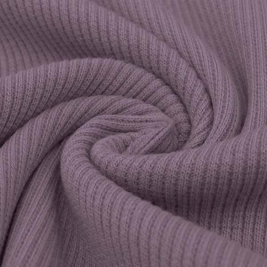 Ribjersey in lila