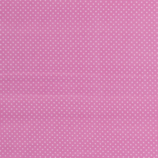 Baumwollstoff in rosa mit verschiedenen Mustern.