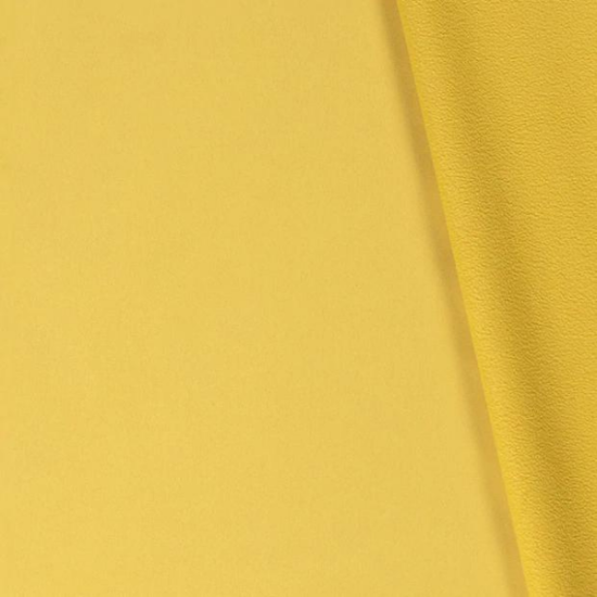 Softshellstoff uni in gelb