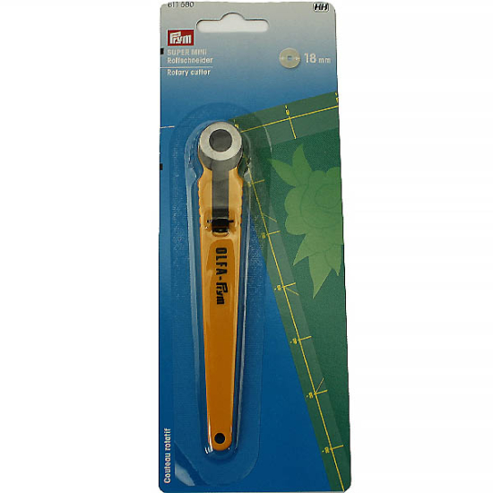 verpackter super mini rollschneider mit einem klingen durchmesse von 18mm
