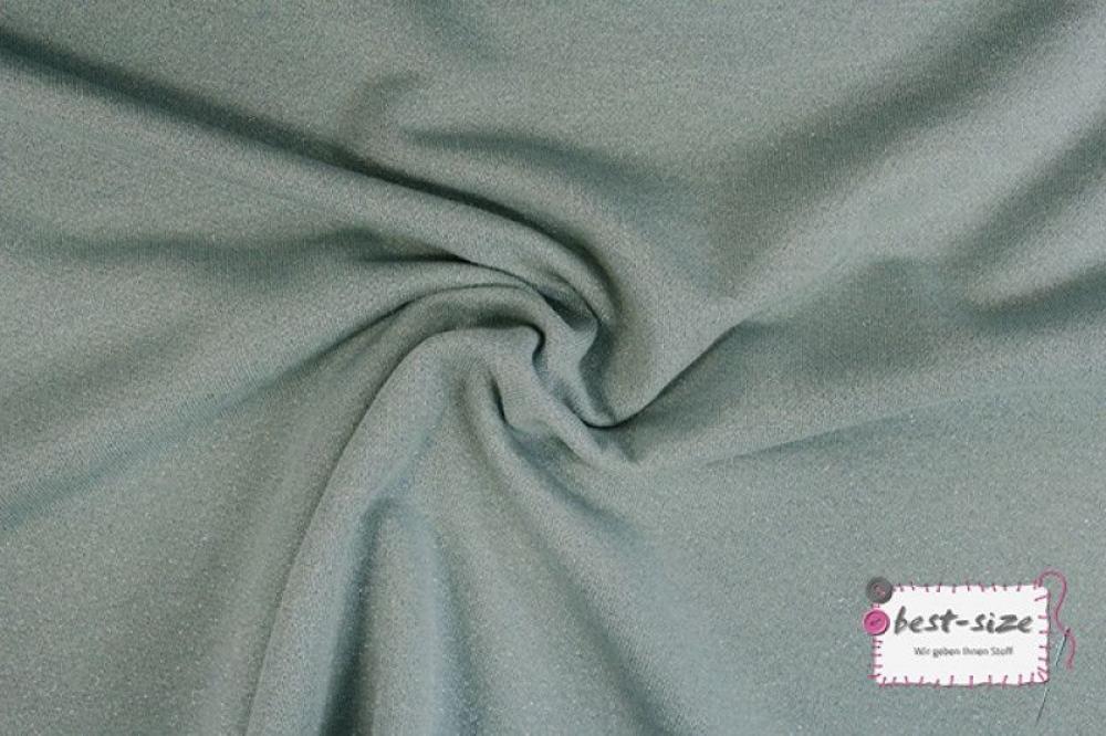 sweartshirtstoff in hellen iceblau mit glitzernden muster leicht geknuellt