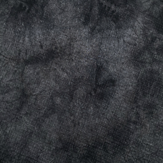 Viskosejersey in schwarz mit aufgesetzten Punkten