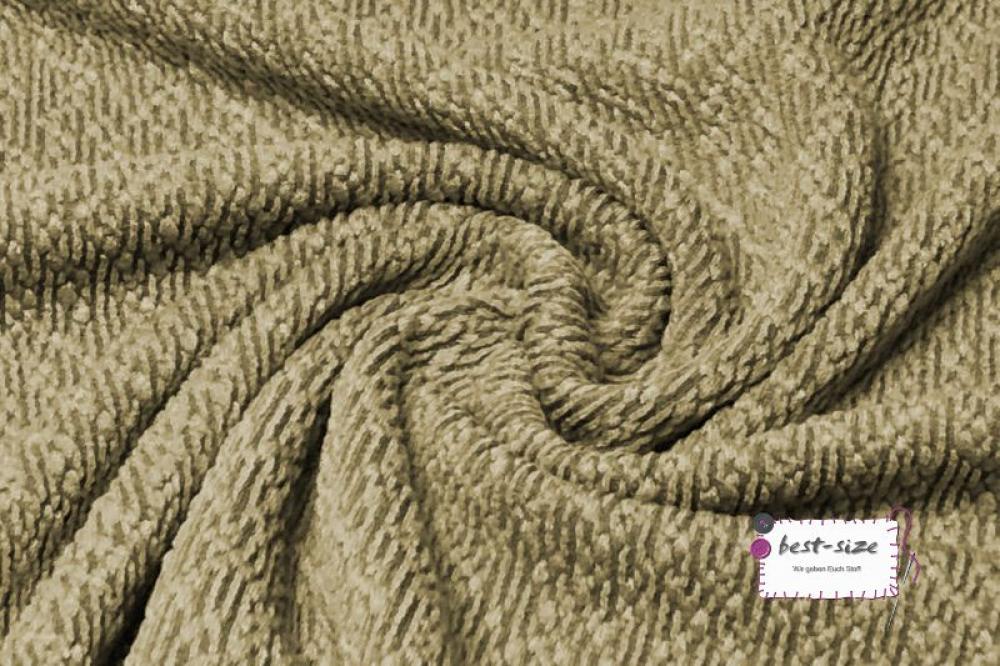 viskosestrick gemustert in grasgruen leicht geknuellt