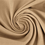 Baumwollpopeline Uni in Beige