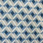 Dekostoff - Geometrische Formen - Blau