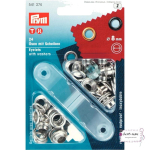 Prym Ösen mit Scheiben 8mm Silber inkl. Werkzeug